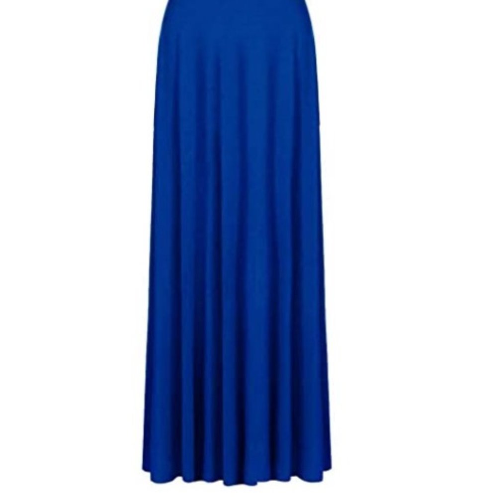 NWT Long Maxi Dress BLACK SS Size 4XL - Picture 4 of 6